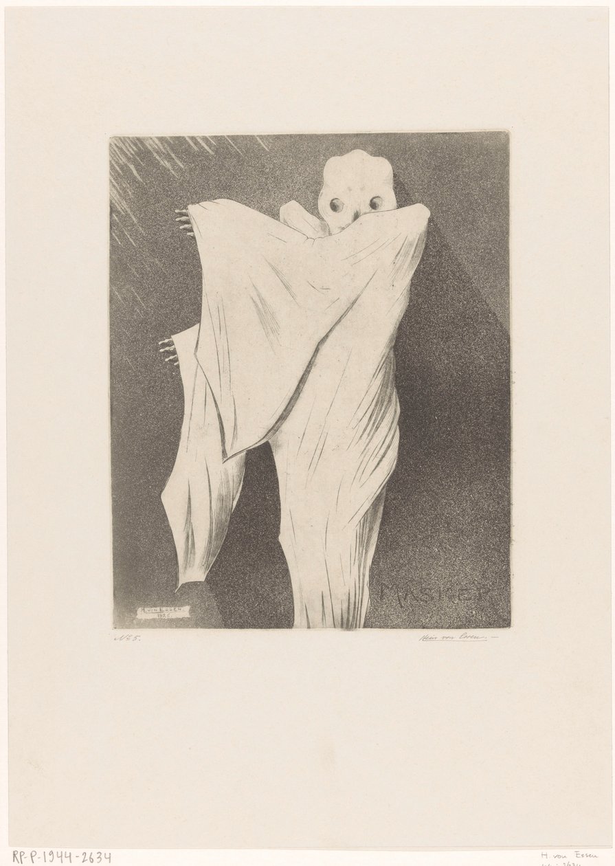 La Mort (Masque) - Hein von Essen (signed by artist)