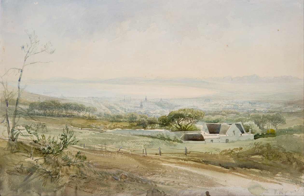 Le Cap depuis le sommet de Kloof Street - Heinrich Hermann