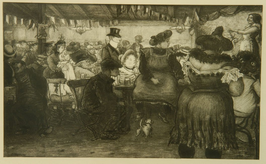 Dans le bistrot - Heinrich Zille