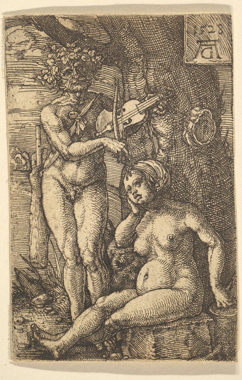 Orphée et Eurydice, 1528 - Heinrich Aldegrever