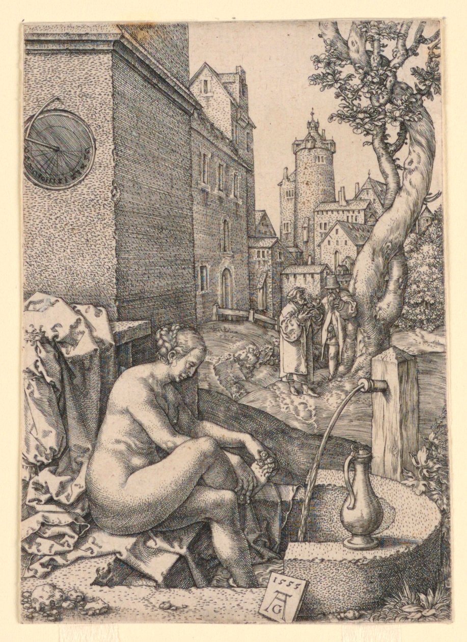 Suzanne et les vieillards - Heinrich Aldegrever