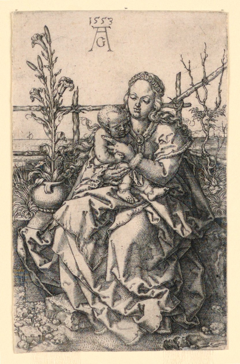 Vierge et enfant - Heinrich Aldegrever