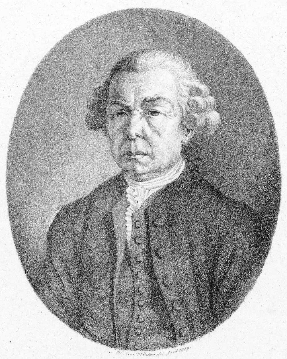 Personne représentée :  Franz Xaver Richter - Heinrich Eduard Winter