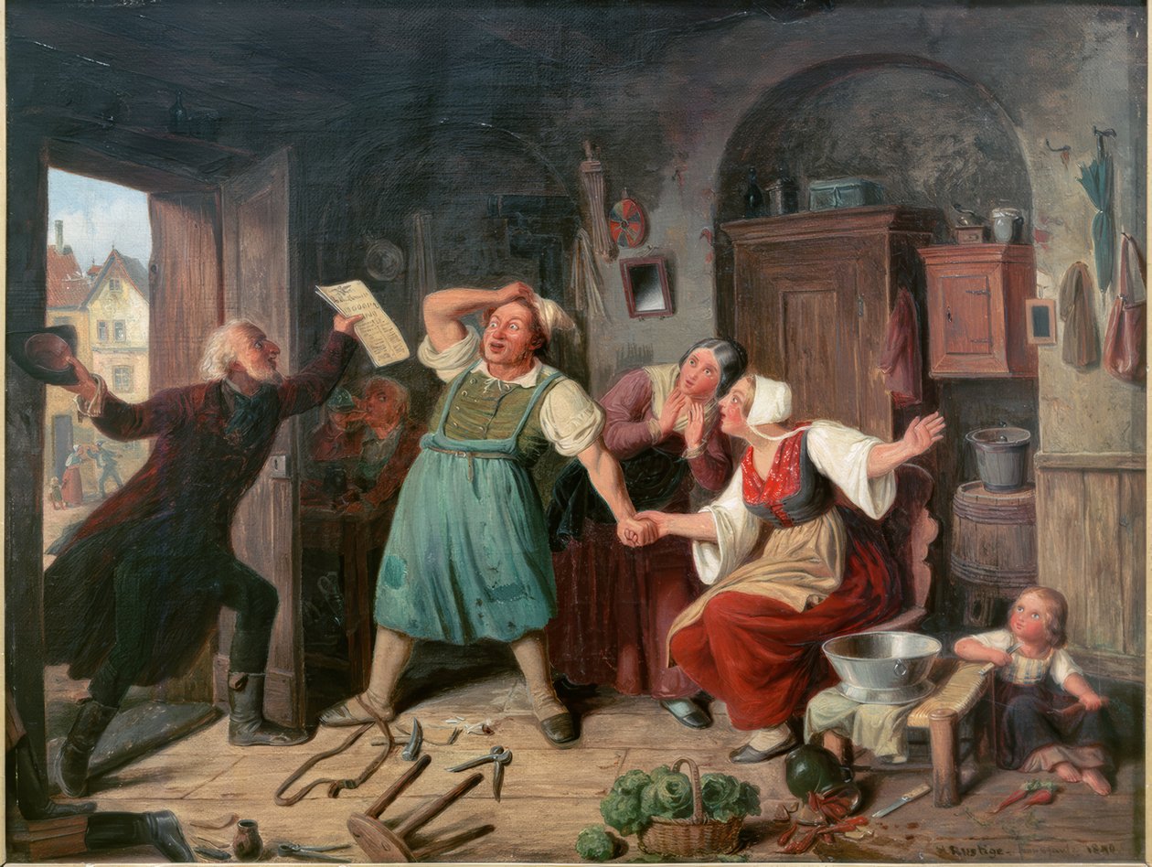 Le grand lot - Heinrich Franz Gaudenz von Rustige