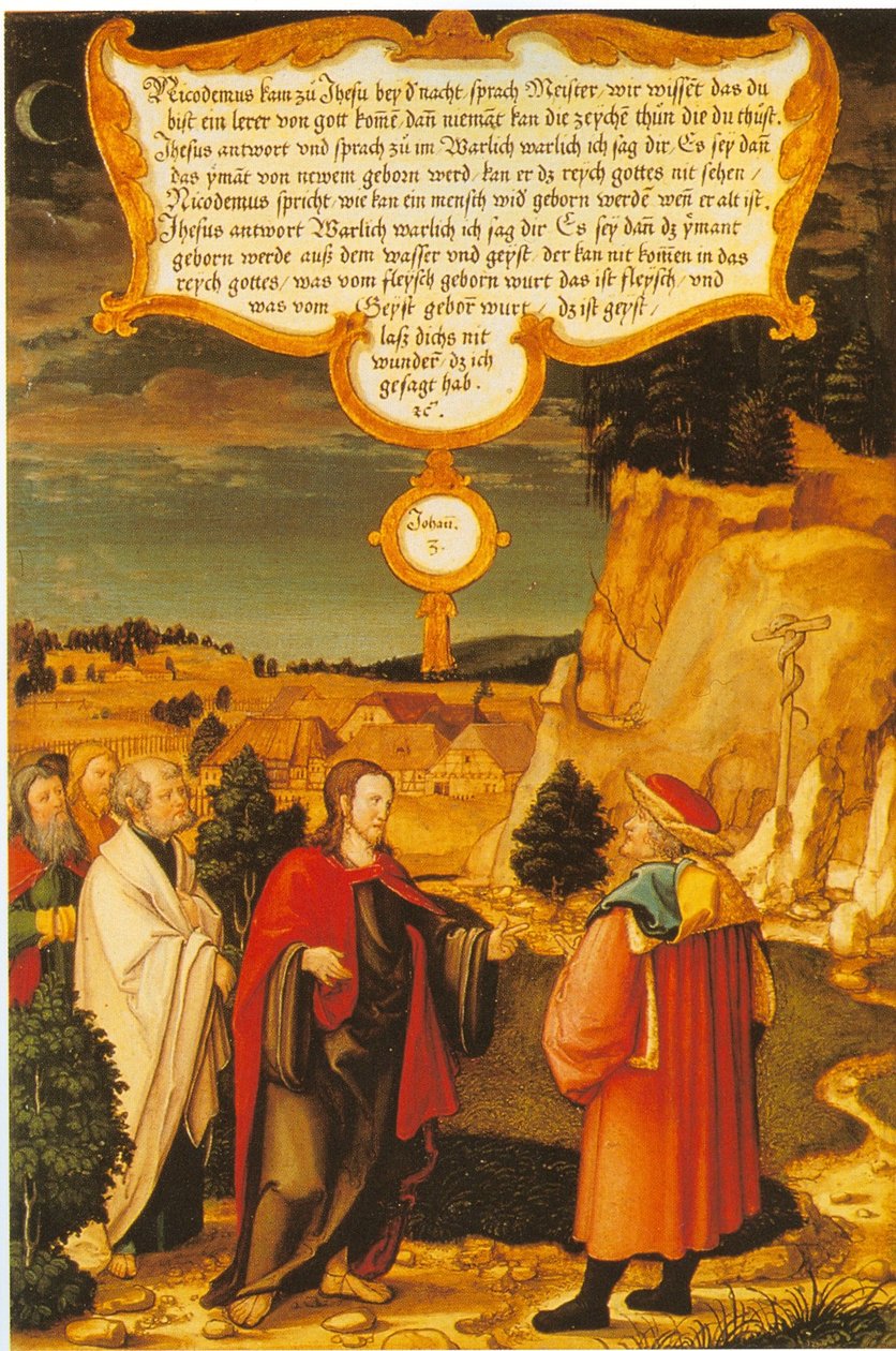 185 Württemberg et Mömpelgard Autel de Mömpelgard Le Christ et Nicodème - Heinrich Füllmaurer