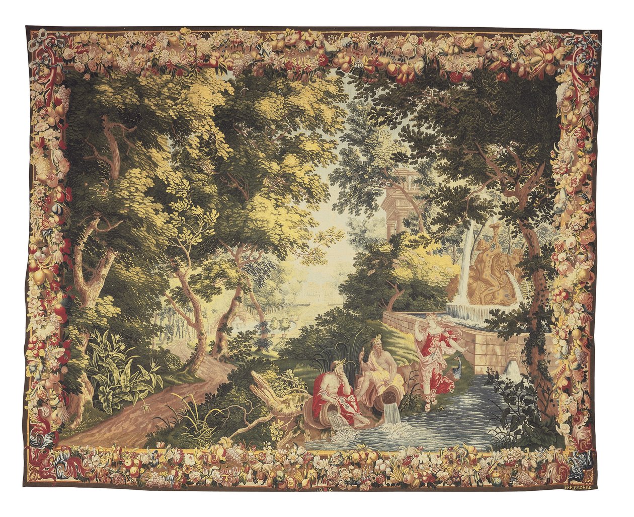 Une tapisserie mythologique bruxelloise de la série de Diane et Callisto, vers 1680-1710 - Heinrich II Reydams