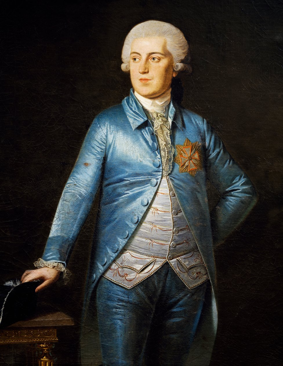 Portrait de Christian VII de Danemark - Heinrich Schmidt