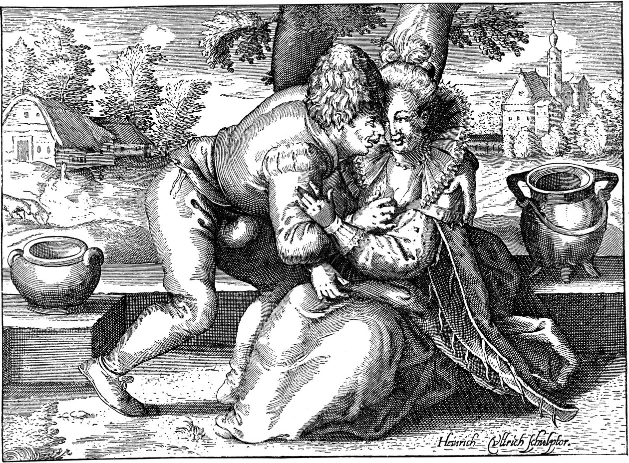 Paysanne amoureuse - Heinrich Ullrich