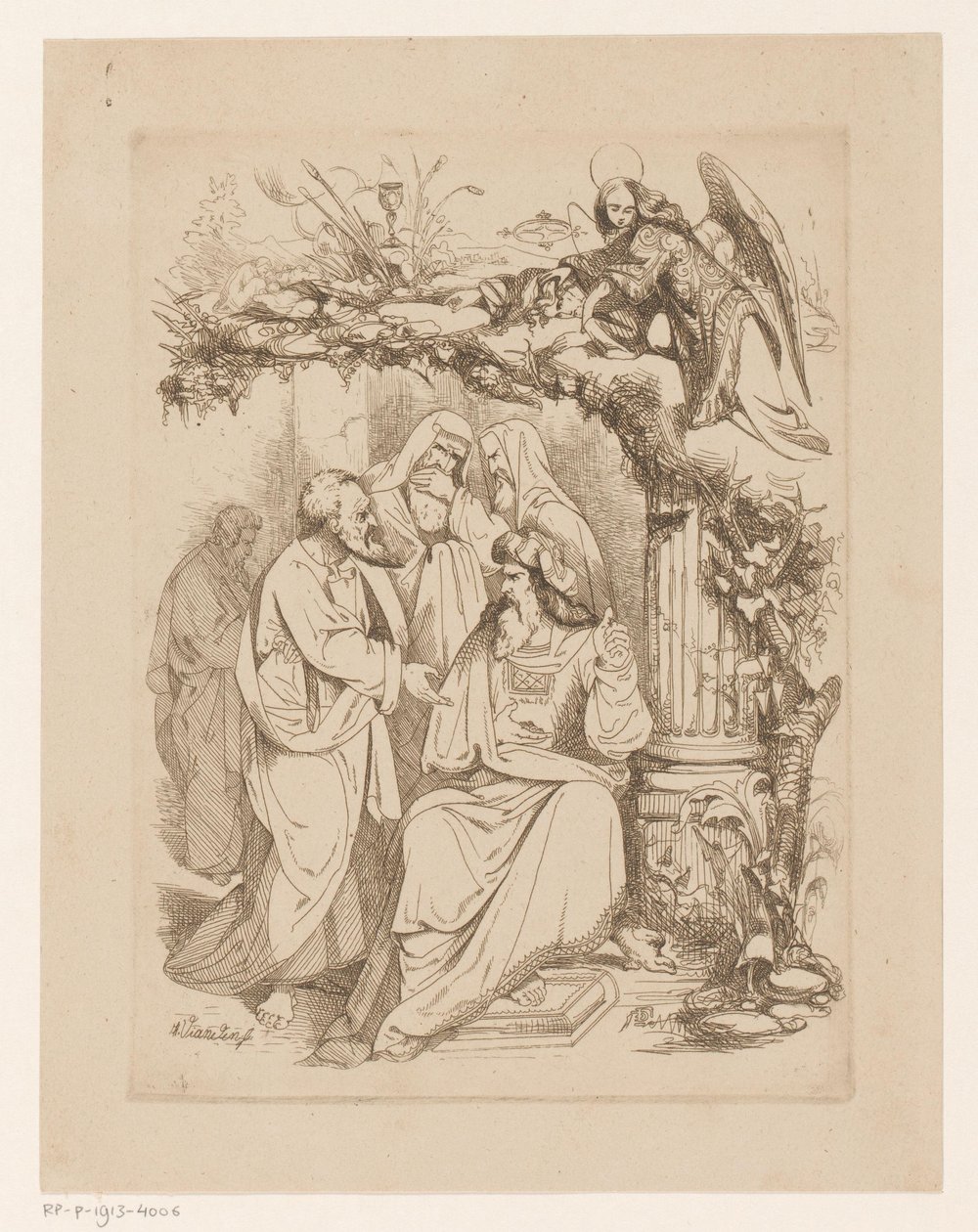 Judas Iskariot chez les grands prêtres (Avaritia) (série Hoofdzonden et la chute) - Heinrich Vianden