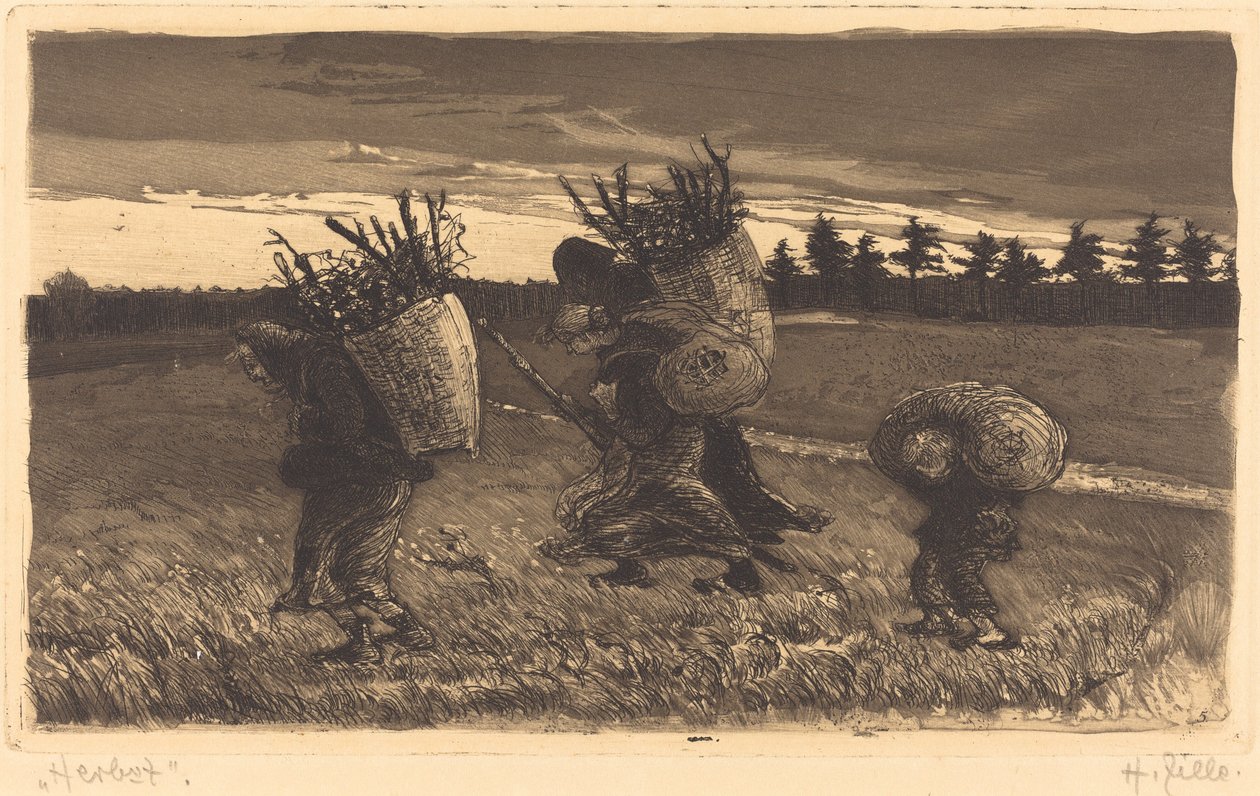Automne - Heinrich Zille