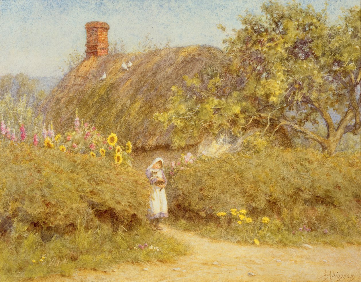 Un cottage du Surrey - Helen Allingham