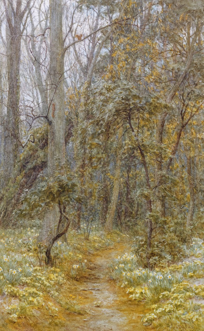 Dans le Jardin - Helen Allingham