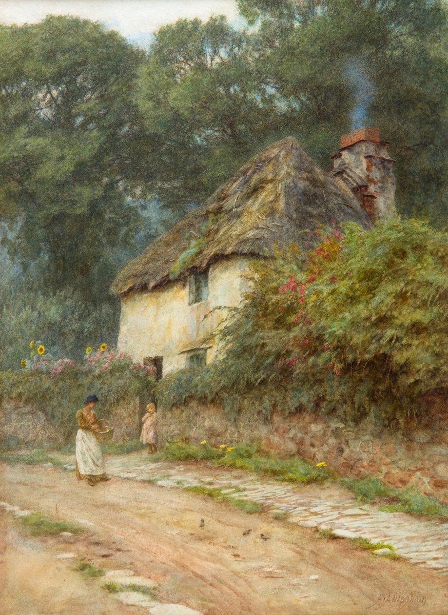 Un cottage du Devonshire - Helen Allingham