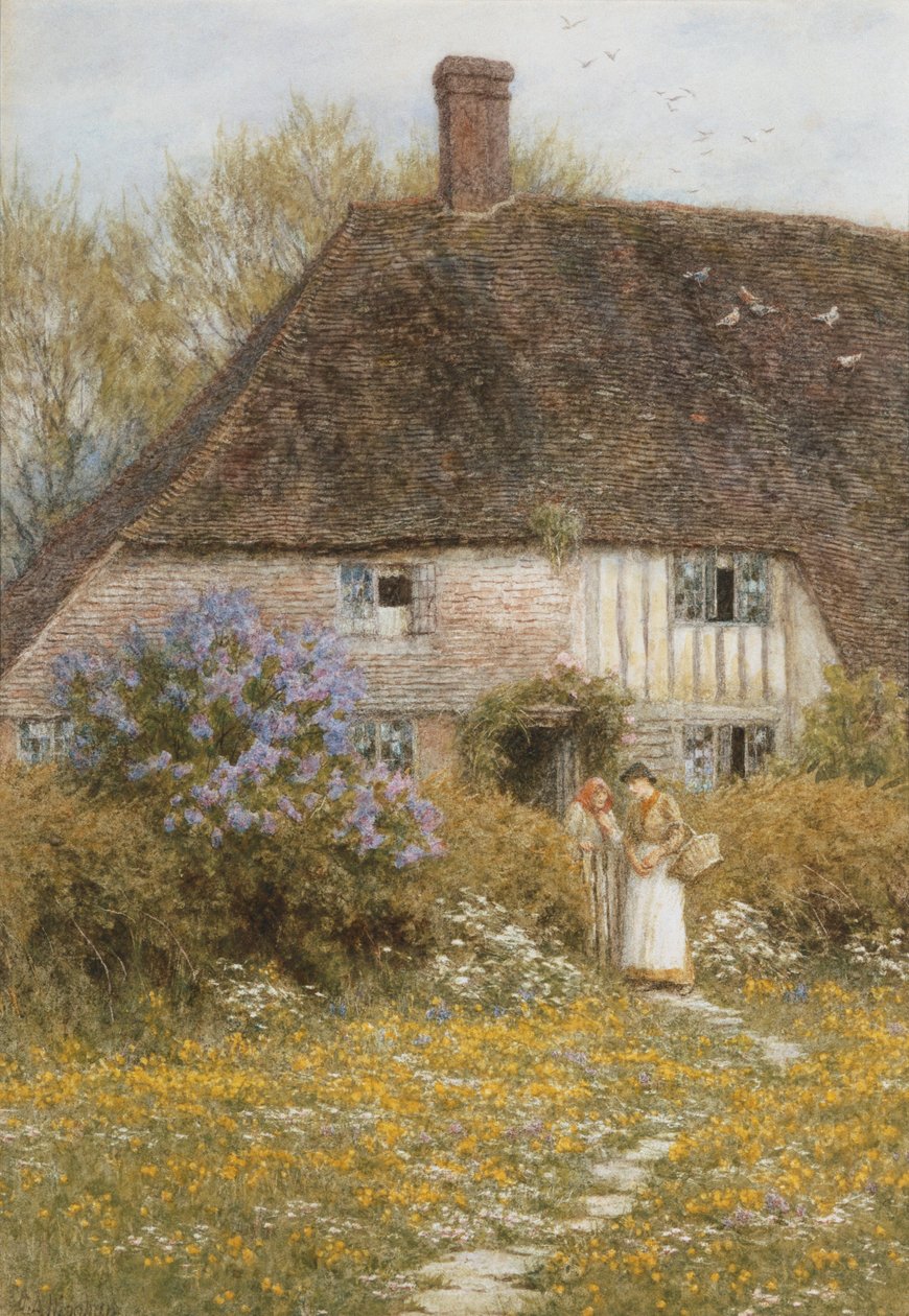 Un cottage du Kent - Helen Allingham