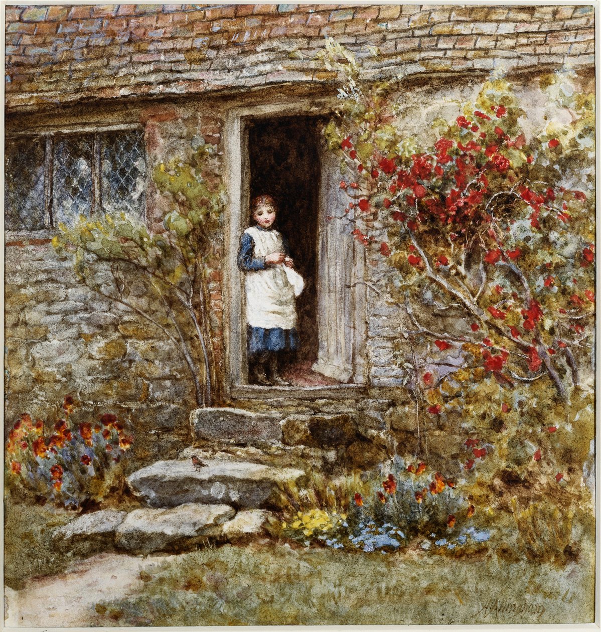 Corcorus Japonica - Helen Allingham