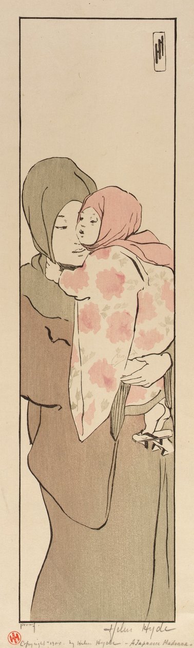 Une madone japonaise - Helen Hyde