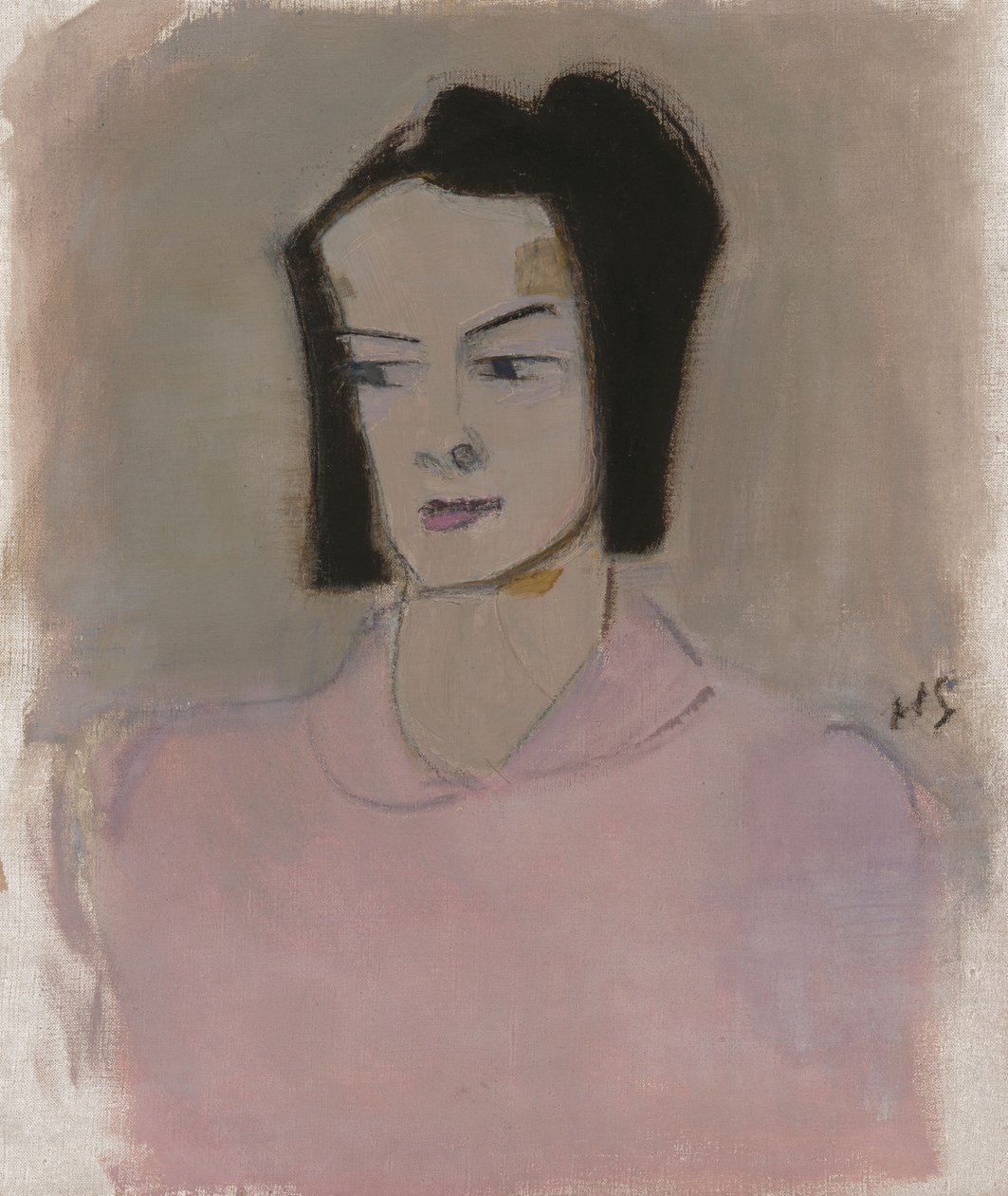 Infirmière finlandaise III (Ester Räihä) - Helene Schjerfbeck