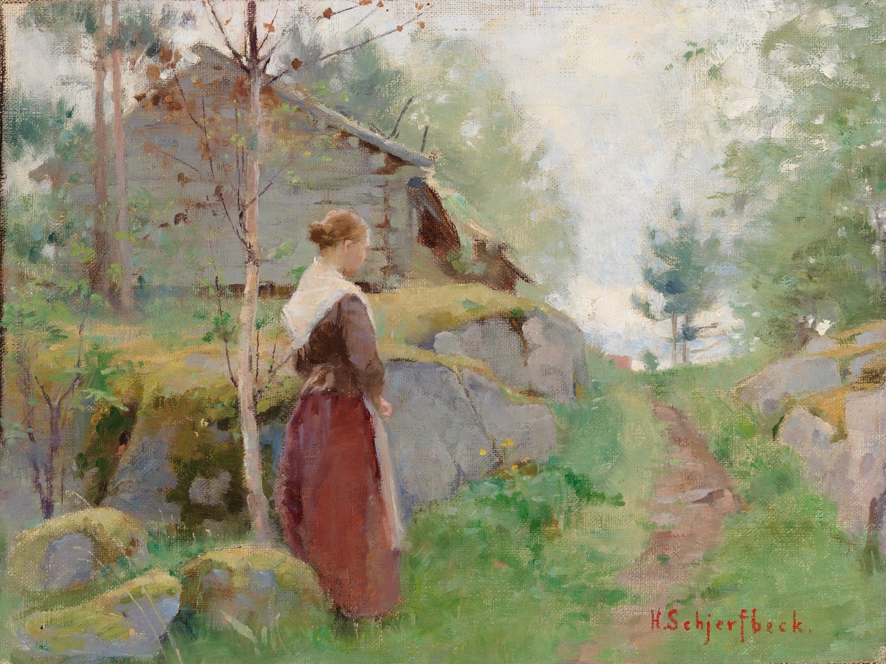 Une jeune fille de Barösund - Helene Schjerfbeck