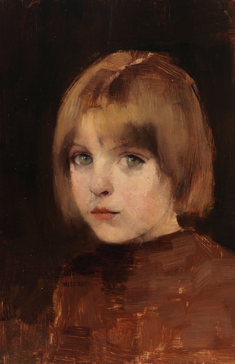Tête de jeune fille - Helene Schjerfbeck
