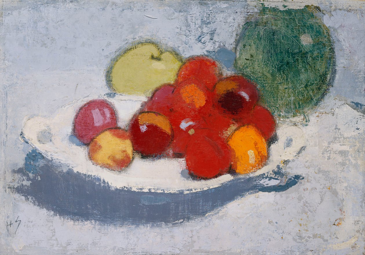Nature morte avec fruits, vers 1915 - Helene Schjerfbeck