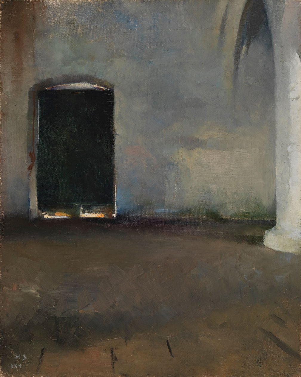 La porte - Helene Schjerfbeck