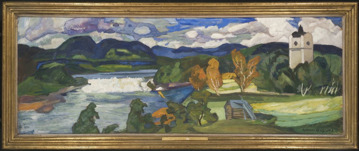 Vue de Ragunda, Jämtland - Helmer Osslund