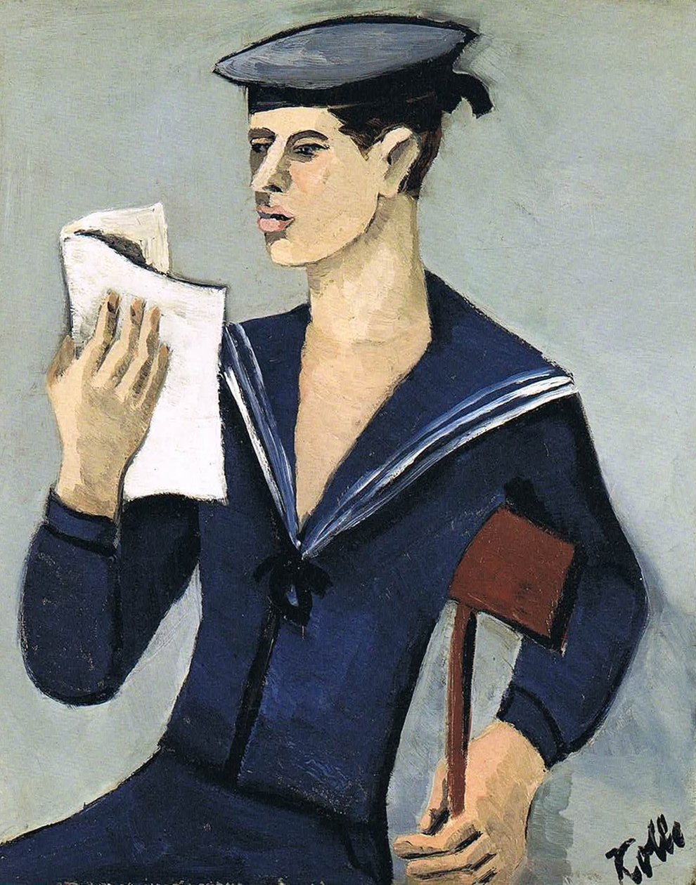 Marin lisant - Helmut Kolle