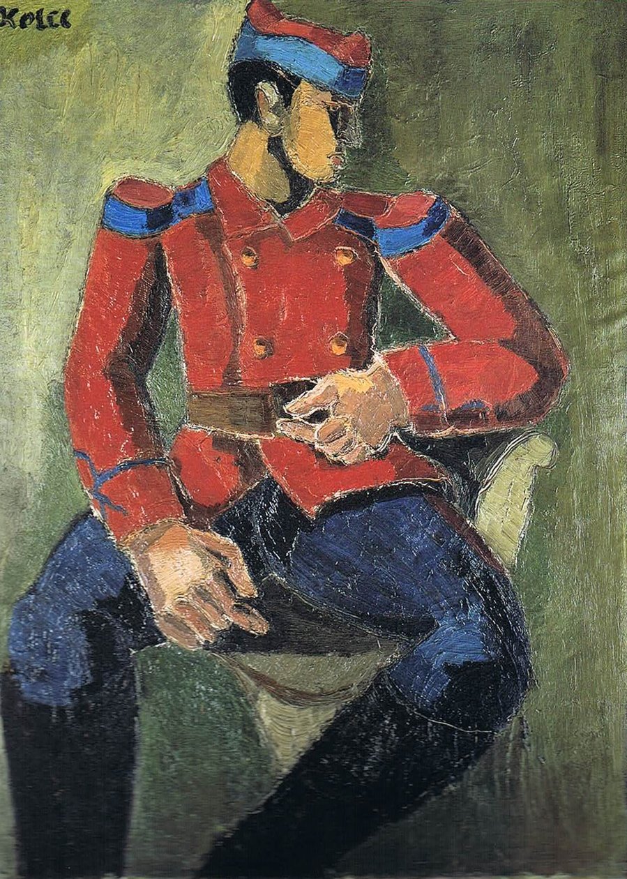 Soldat assis - Helmut Kolle