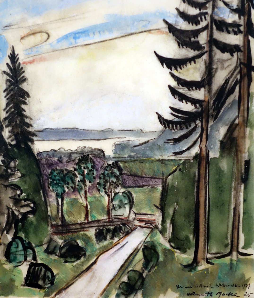Chemin forestier - Helmuth Macke