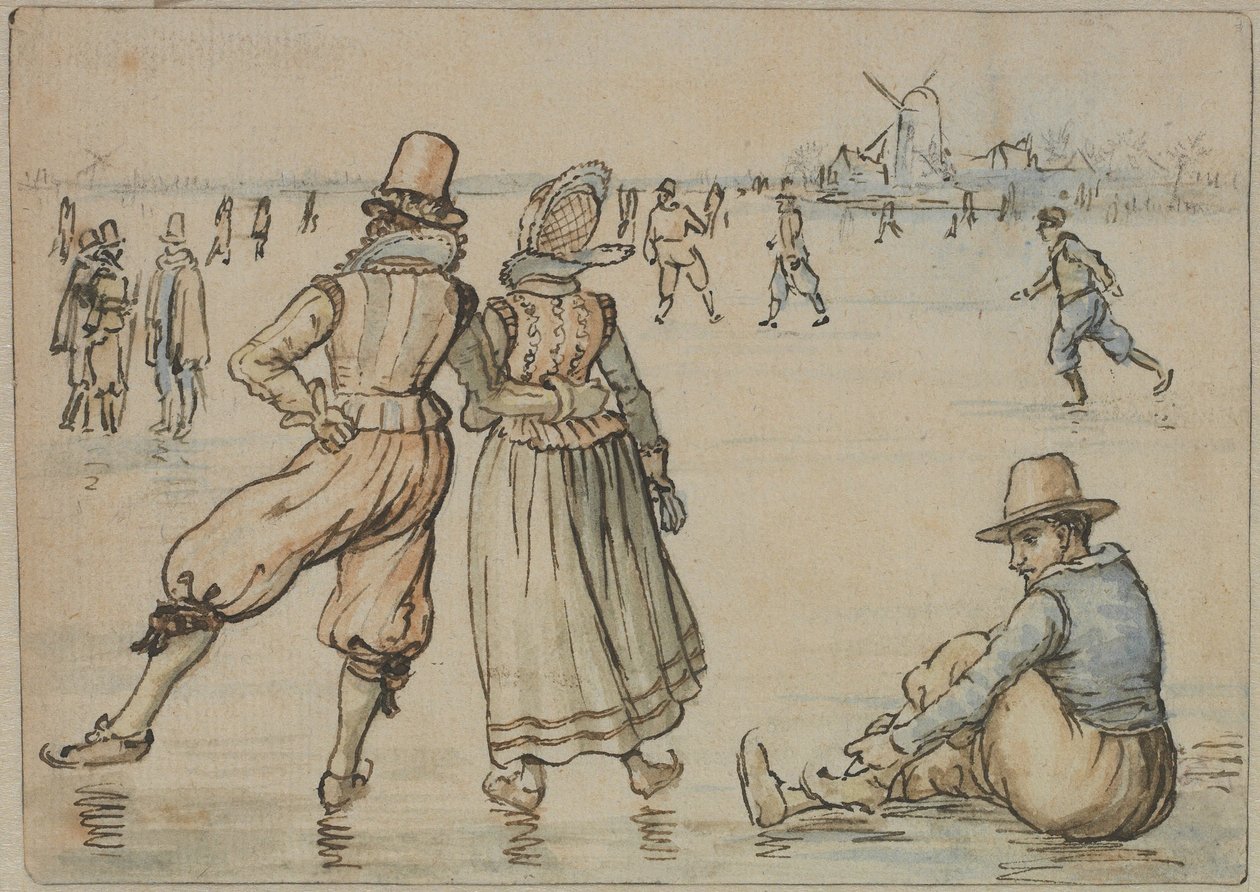 Patineurs - Hendrick Avercamp