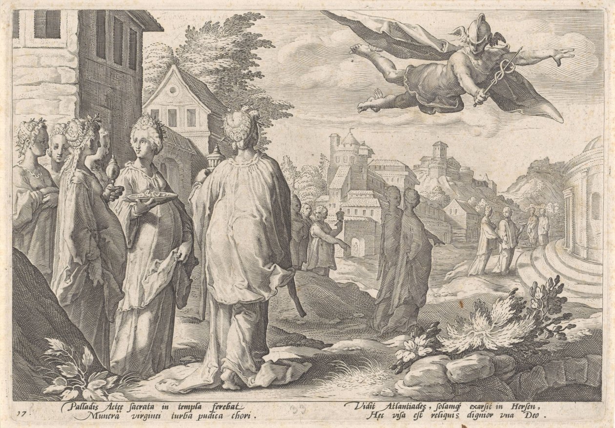 Mercure et Hersé, Métamorphoses d