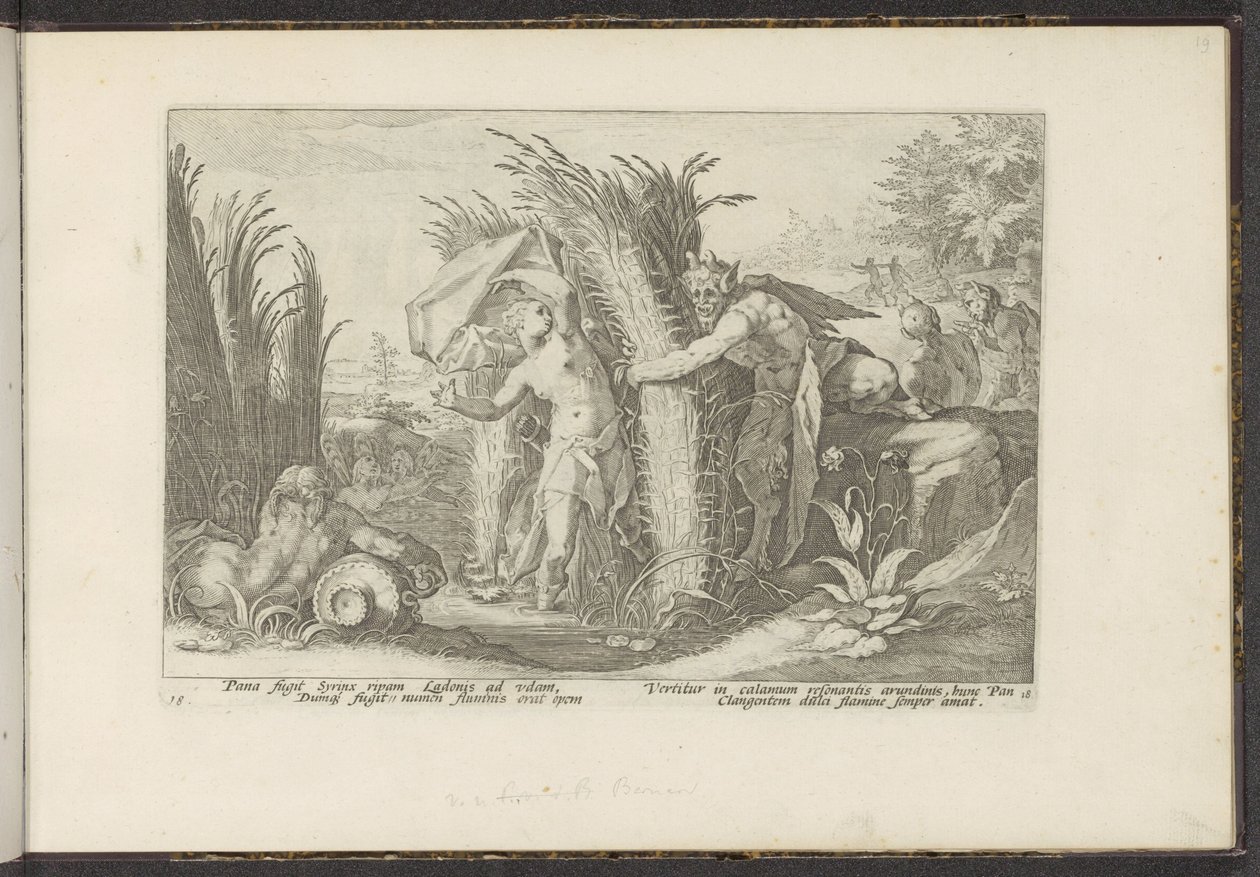 Pan et Syrinx - Hendrick Goltzius (workshop of)