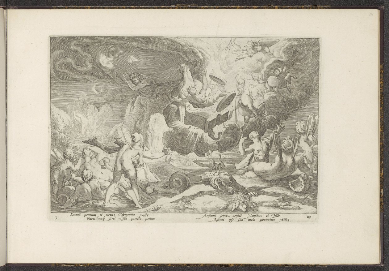 Chute de Phaéton - Hendrick Goltzius (workshop of)