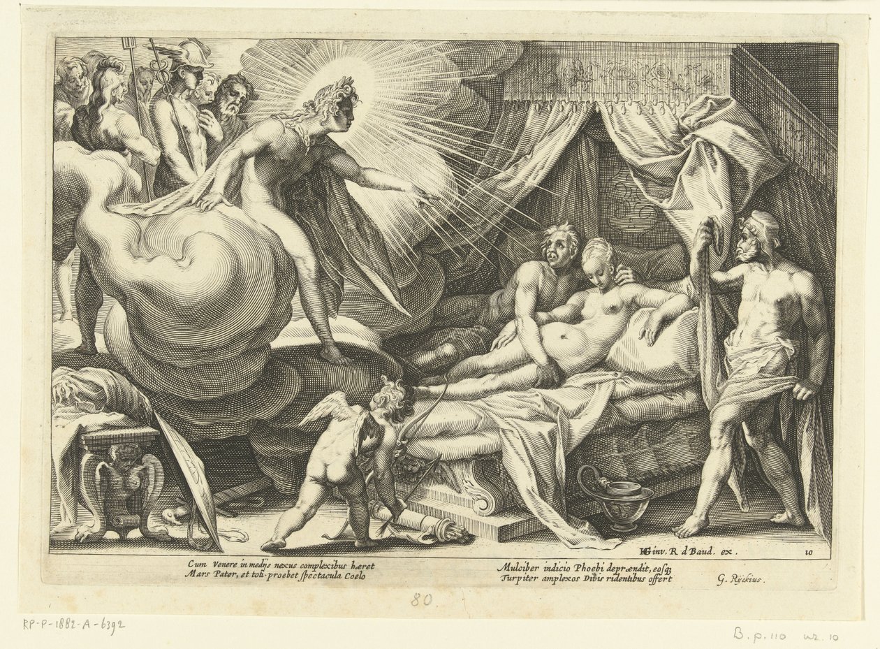 Vénus et Mars surpris par Apollon (Les Métamorphoses d
