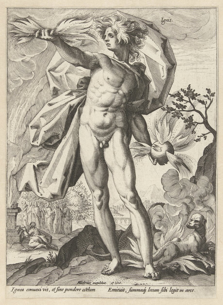 Feu - Hendrick Goltzius (workshop of)