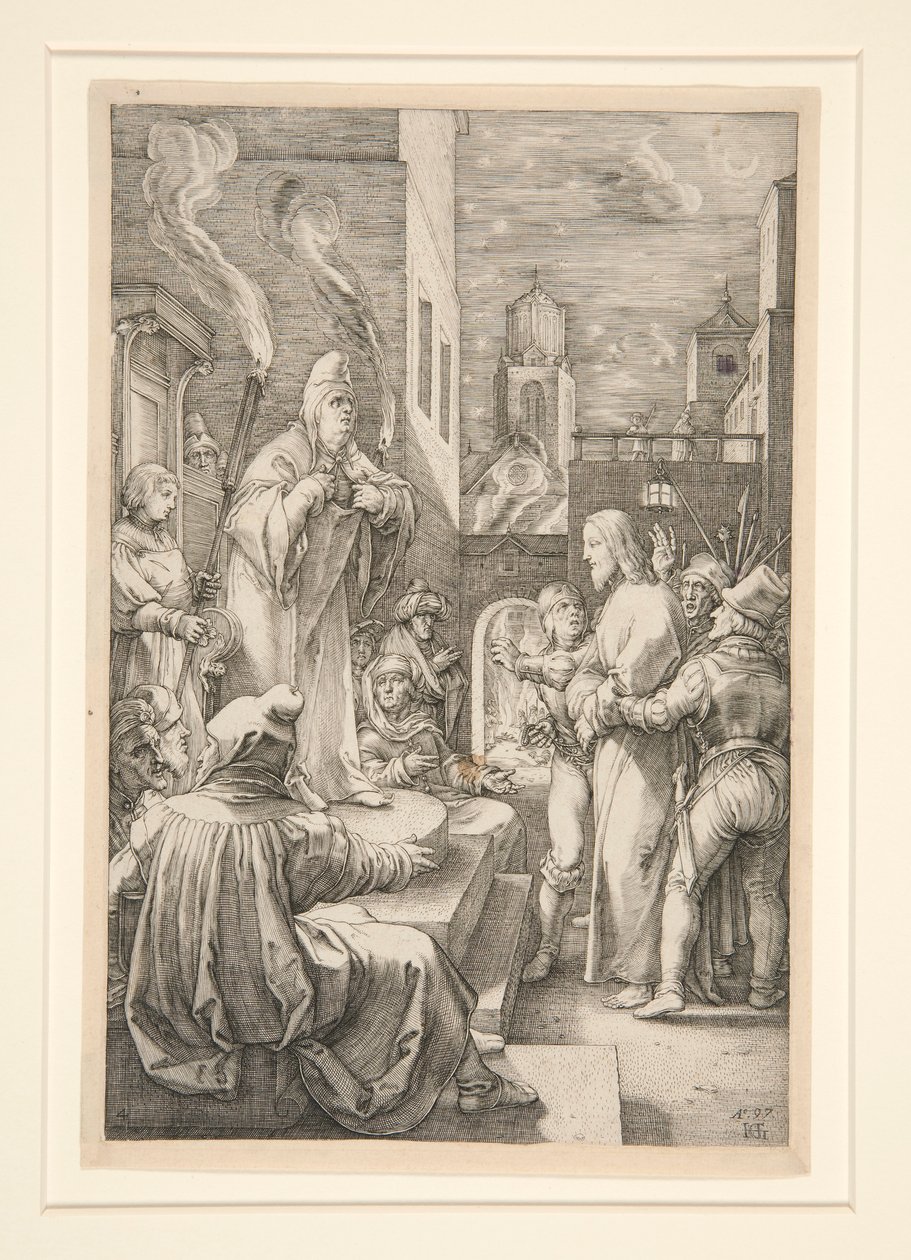 Christ devant Caïphe, de La Passion, #4 d