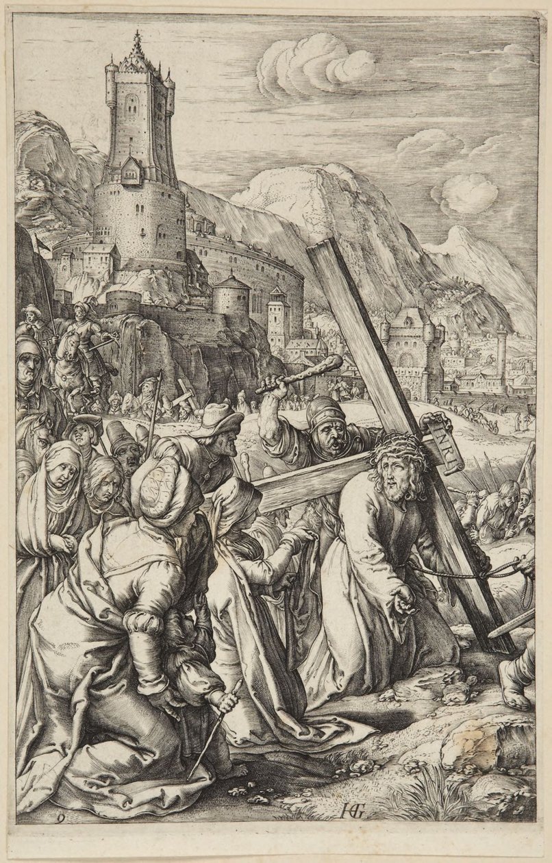 Le Christ portant la croix - Hendrick Goltzius
