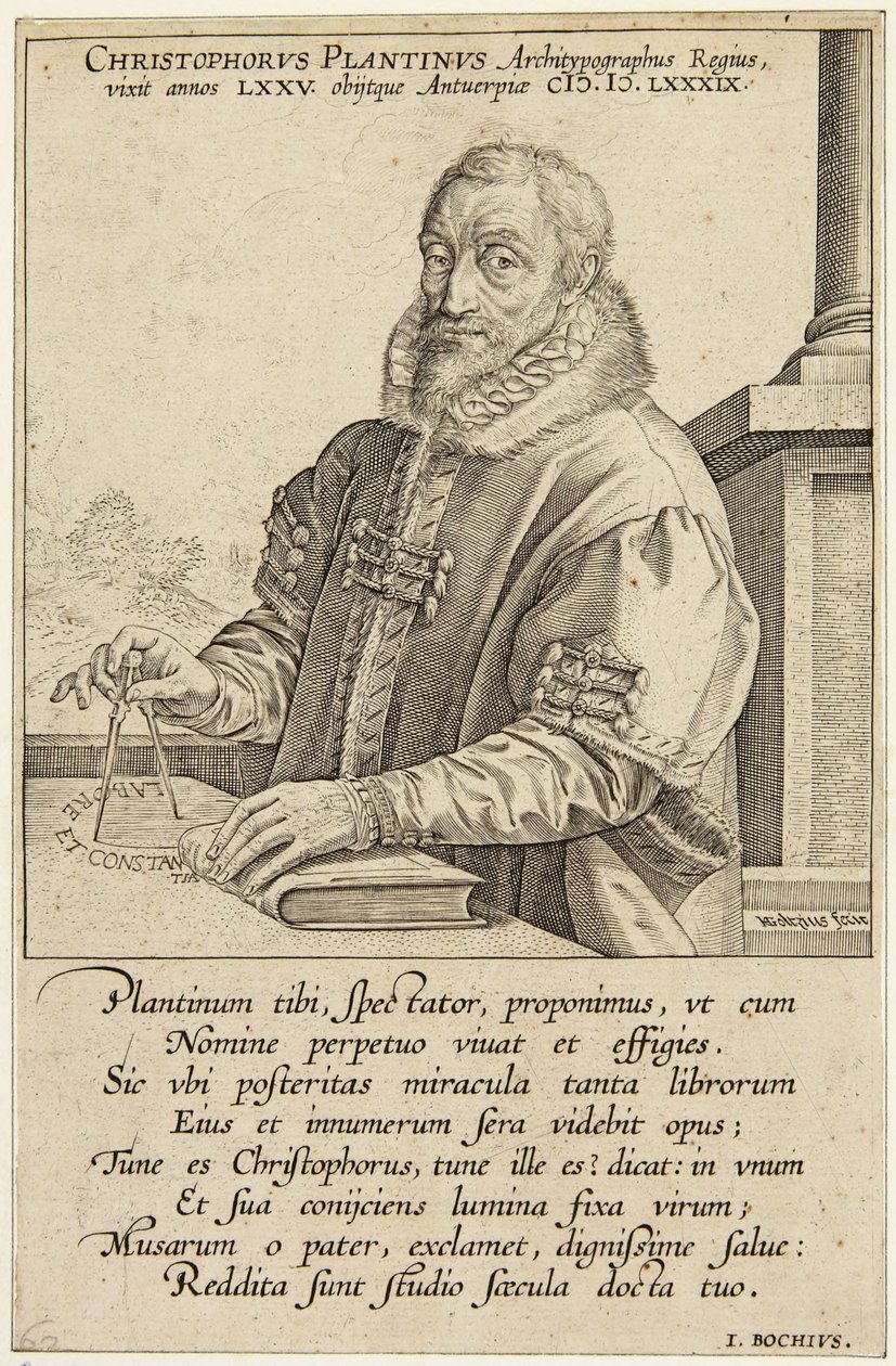 Christopher Plantin - Hendrick Goltzius