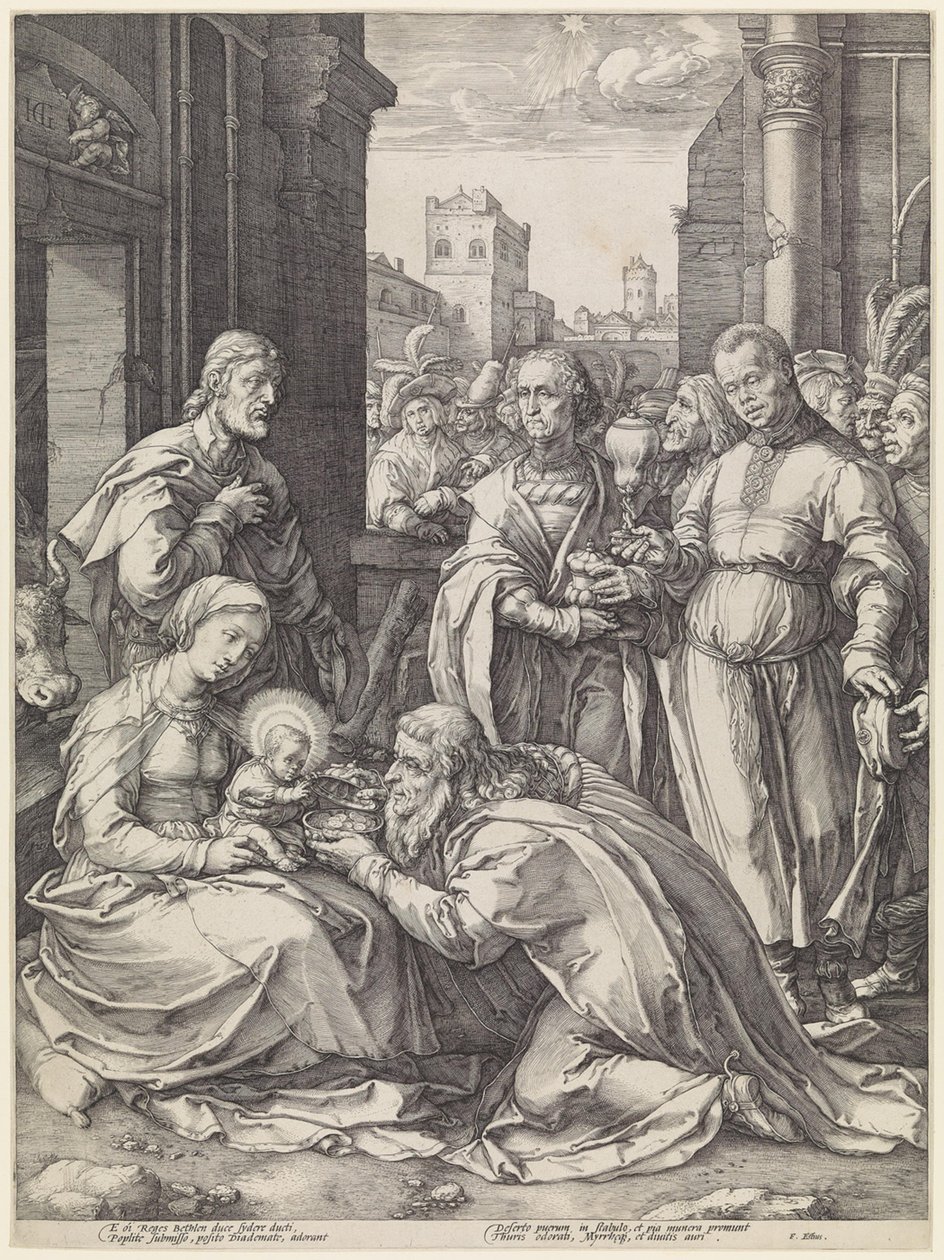 Les trois rois mages - Hendrick Goltzius