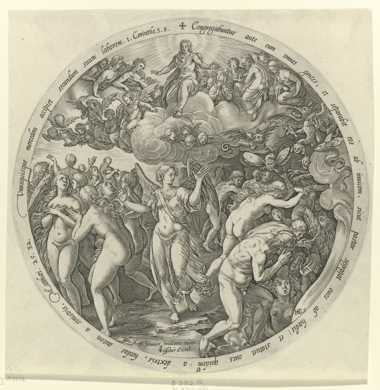 Les bénis séparés des maudits (Le Jugement dernier) - Hendrick Goltzius