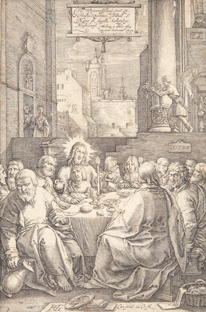 La Cène - Hendrick Goltzius