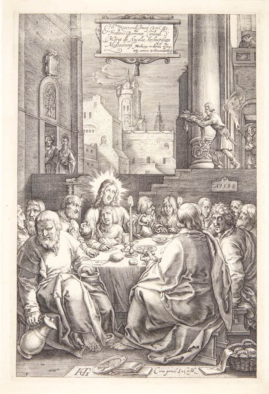 La Cène - Hendrick Goltzius