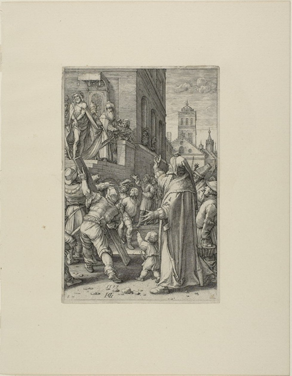 Ecce Homo, planche huit de La Passion du Christ - Hendrick Goltzius