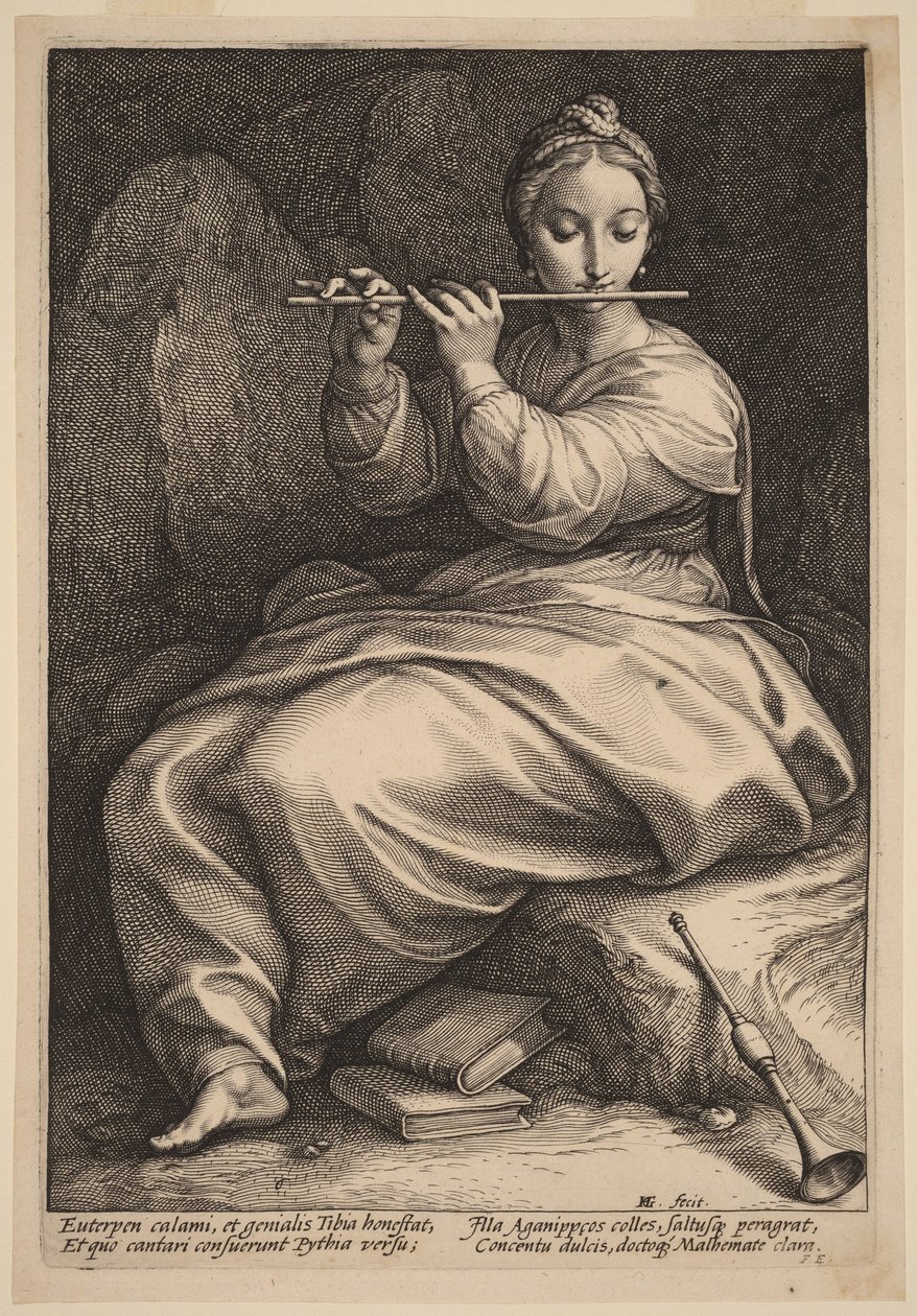 Euterpe - Hendrick Goltzius