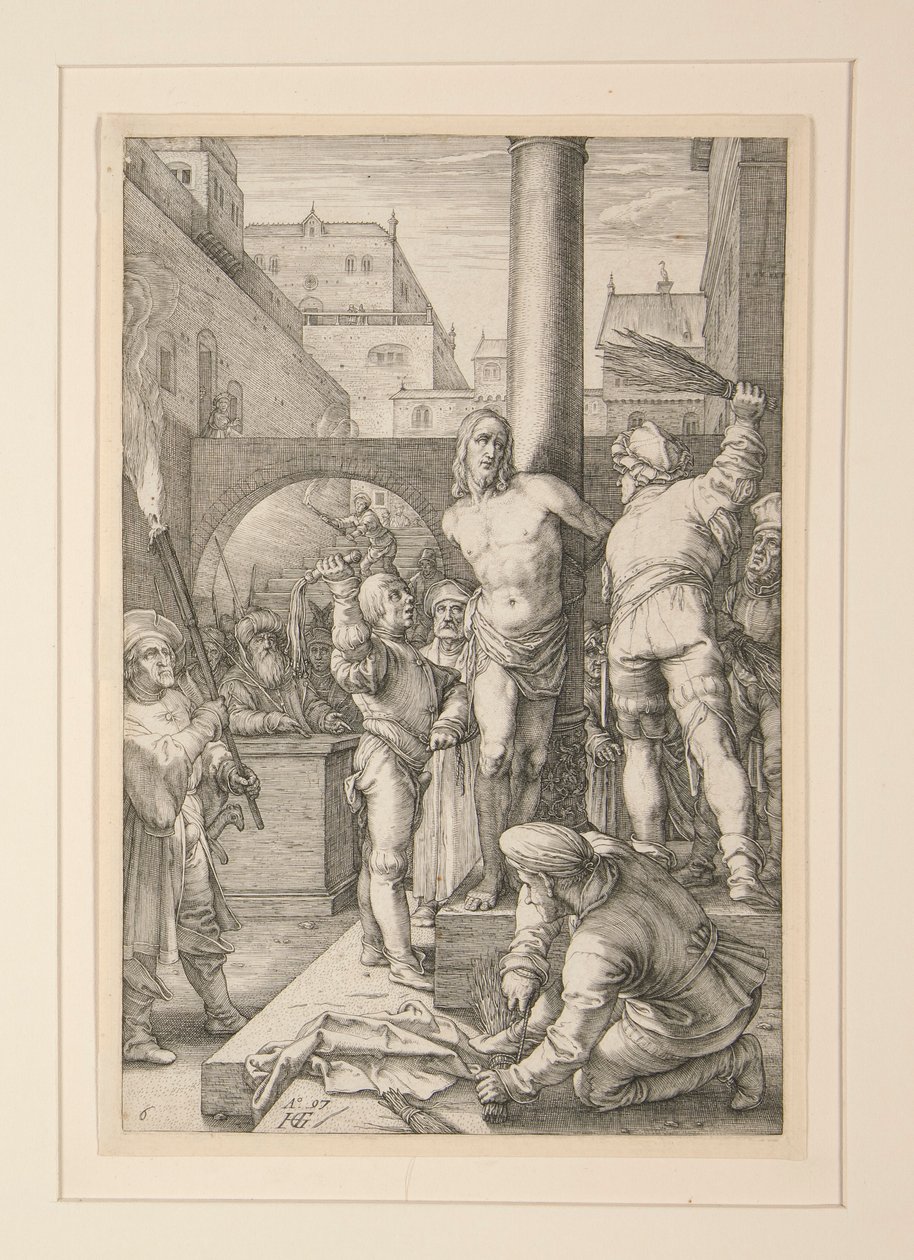 Flagellation du Christ, de La Passion, n°6 d