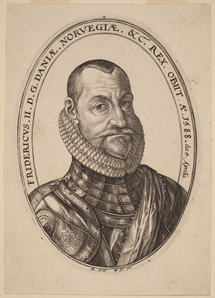 Frédéric II, roi du Danemark et de Norvège - Hendrick Goltzius