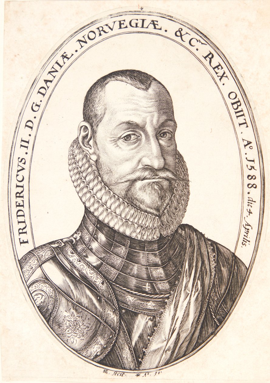 Frédéric II, roi du Danemark et de Norvège - Hendrick Goltzius