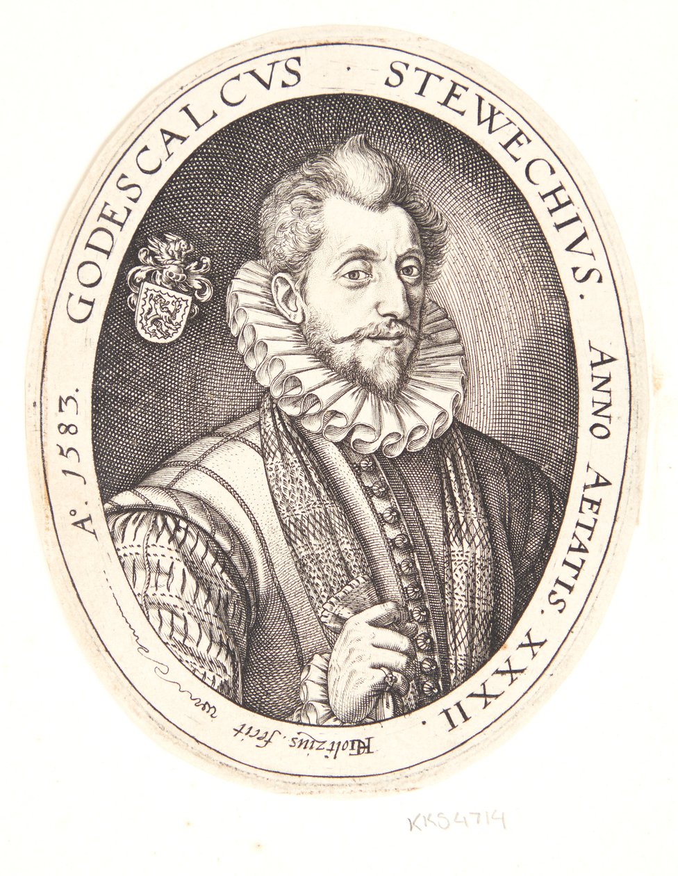 Godescalcus Stewechius - Hendrick Goltzius