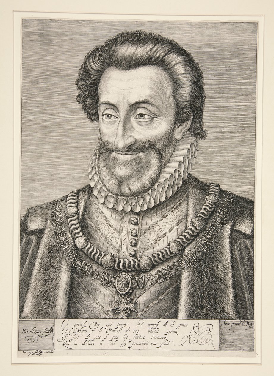 Henri IV, roi de France et de Navarre - Hendrick Goltzius
