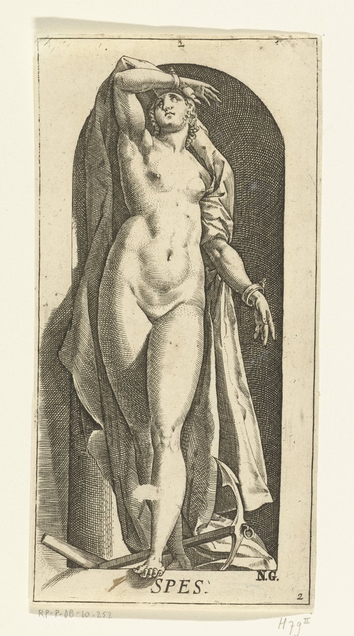 Espoir (De sept vertus) - Hendrick Goltzius